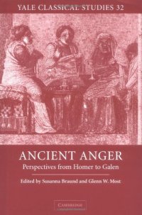 cover of the book Ancient Anger: Perspectives from Homer to Galen