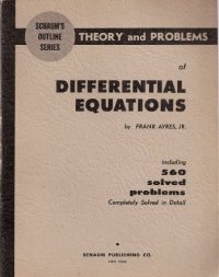 cover of the book Theory and Problems of Differential Equations Including 560 Solved Problems