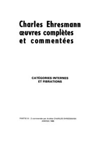 cover of the book Catégories internes et fibrations