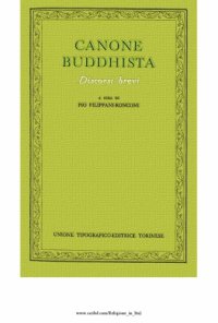 cover of the book Canone Buddhista. Discorsi Brevi