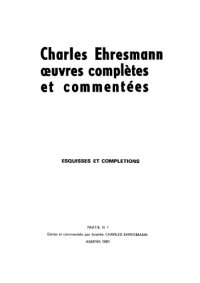 cover of the book Esquisses et complétions