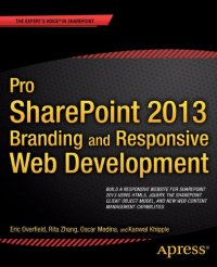 cover of the book Pro SharePoint 2013 Branding and Responsive Web Development