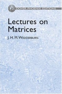 cover of the book Lectures on Matrices