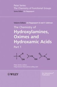 cover of the book The Chemistry of Hydroxylamines, Oximes and Hydroxamic Acids