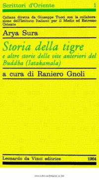 cover of the book Arya Saura. Storia della tigre e altre storie delle vite anteriori del Buddha (Jatakamala)