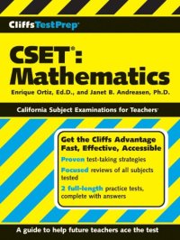 cover of the book CliffsTestPrep CSET: Mathematics