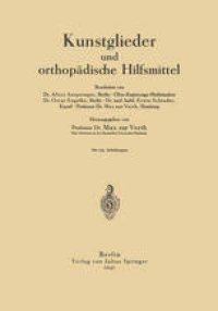 cover of the book Kunstglieder und orthopädische Hilfsmittel