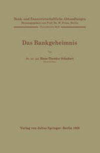 cover of the book Das Bankgeheimnis