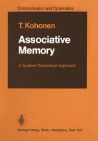 cover of the book Associative Memory: A System-Theoretical Approach