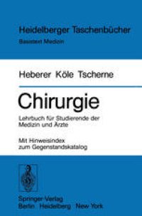 cover of the book Chirurgie: Lehrbuch für Studierende der Medizin und Ärzte