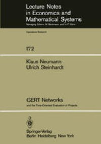 cover of the book GERT Networks and the Time-Oriented Evaluation of Projects