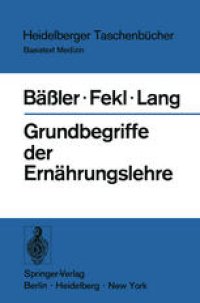 cover of the book Grundbegriffe der Ernährungslehre