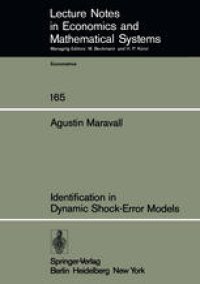 cover of the book Identification in Dynamic Shock-Error Models