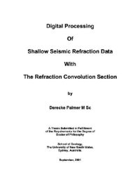 cover of the book Digital Processing shallow sesimic data(T