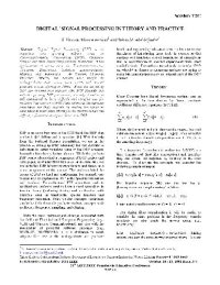 cover of the book IEEE - Digital Signal Processing in Theory & Practice