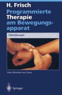 cover of the book Programmierte Therapie am Bewegungsapparat: Chirotherapie