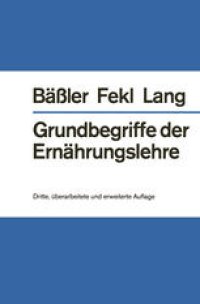 cover of the book Grundbegriffe der Ernährungslehre