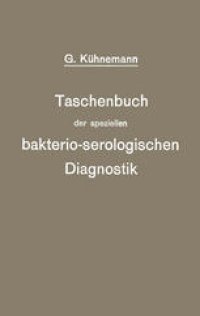 cover of the book Taschenbuch der speziellen bakterio-serologischen Diagnostik