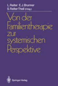 cover of the book Von der Familientherapie zur systemischen Perspektive