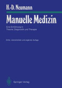 cover of the book Manuelle Medizin: Eine Einführung in Theorie, Diagnostik und Therapie