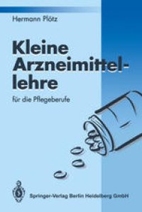 cover of the book Kleine Arzneimittellehre für die Pflegeberufe