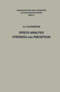 cover of the book Speech Analysis Synthesis and Perception