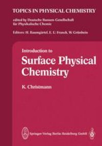 cover of the book Introduction to Surface Physical Chemistry