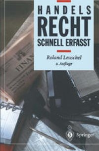 cover of the book Handelsrecht: Schnell erfaßt