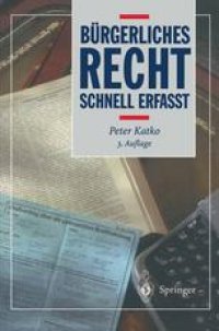 cover of the book Bürgerliches Recht: Schnell erfaßt