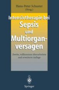 cover of the book Intensivtherapie bei Sepsis und Multiorganversagen