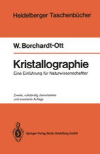 cover of the book Kristallographie: Eine Einführung für Naturwissenschaftler