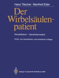 cover of the book Der Wirbelsäulenpatient: Rehabilitation · Ganzheitsmedizin