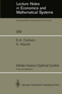 cover of the book Infinite Horizon Optimal Control: Theory and Applications