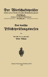 cover of the book Das deutsche Pflichtprüfungswesen