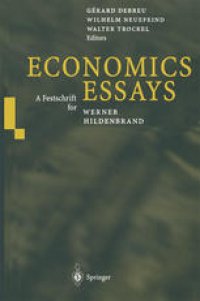 cover of the book Economics Essays: A Festschrift for Werner Hildenbrand