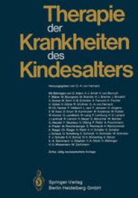 cover of the book Therapie der Krankheiten des Kindesalters