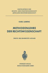 cover of the book Methodenlehre der Rechtswissenschaft