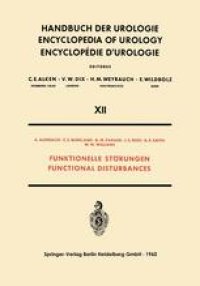 cover of the book Funktionelle Störungen / Functional Disturbances