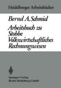 cover of the book Arbeitsbuch zu Stobbe Volkswirtschaftliches Rechnungswesen