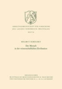 cover of the book Der Mensch in der wissenschaftlichen Zivilisation