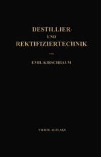 cover of the book Destillier- und Rektifiziertechnik