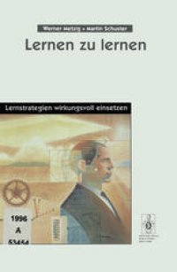 cover of the book Lernen zu lernen: Lernstrategien wirkungsvoll einsetzen