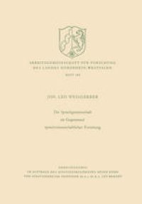 cover of the book Die Sprachgemeinschaft als Gegenstand sprachwissenschaftlicher Forschung