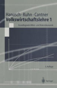 cover of the book Volkswirtschaftslehre 1: Grundlegende Mikro- und Makroökonomie