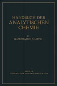 cover of the book Elemente der Zweiten Nebengruppe: Zink · Cadmium · Quecksilber