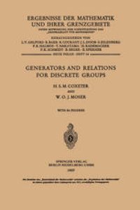 cover of the book Generators and Relations for Discrete Groups