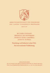 cover of the book Forschung und Industrie in den USA - ihre internationale Verflechtung