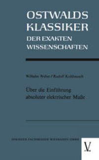 cover of the book Über die Einführung absoluter elektrischer Maße