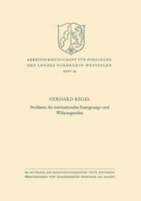 cover of the book Probleme des internationalen Enteignungs- und Währungsrechts