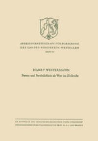 cover of the book Person und Persönlichkeit als Wert im Zivilrecht